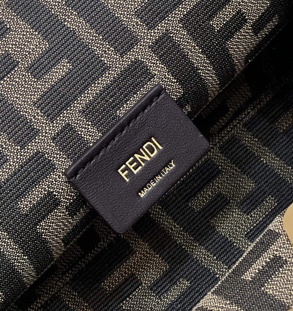Fendi First Small 8BP129 Gold leather bag Multicolor - Default Title - View 7
