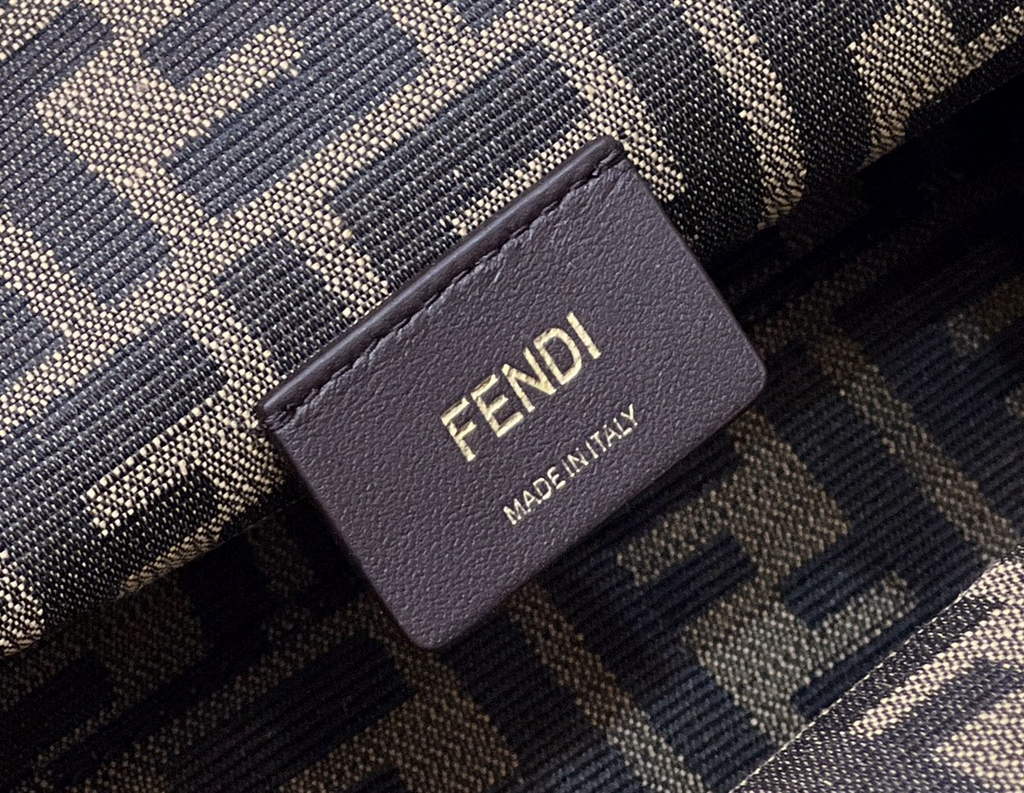 Fendi First Small 8BP129 White leather and python leather bag - Default Title - View 5