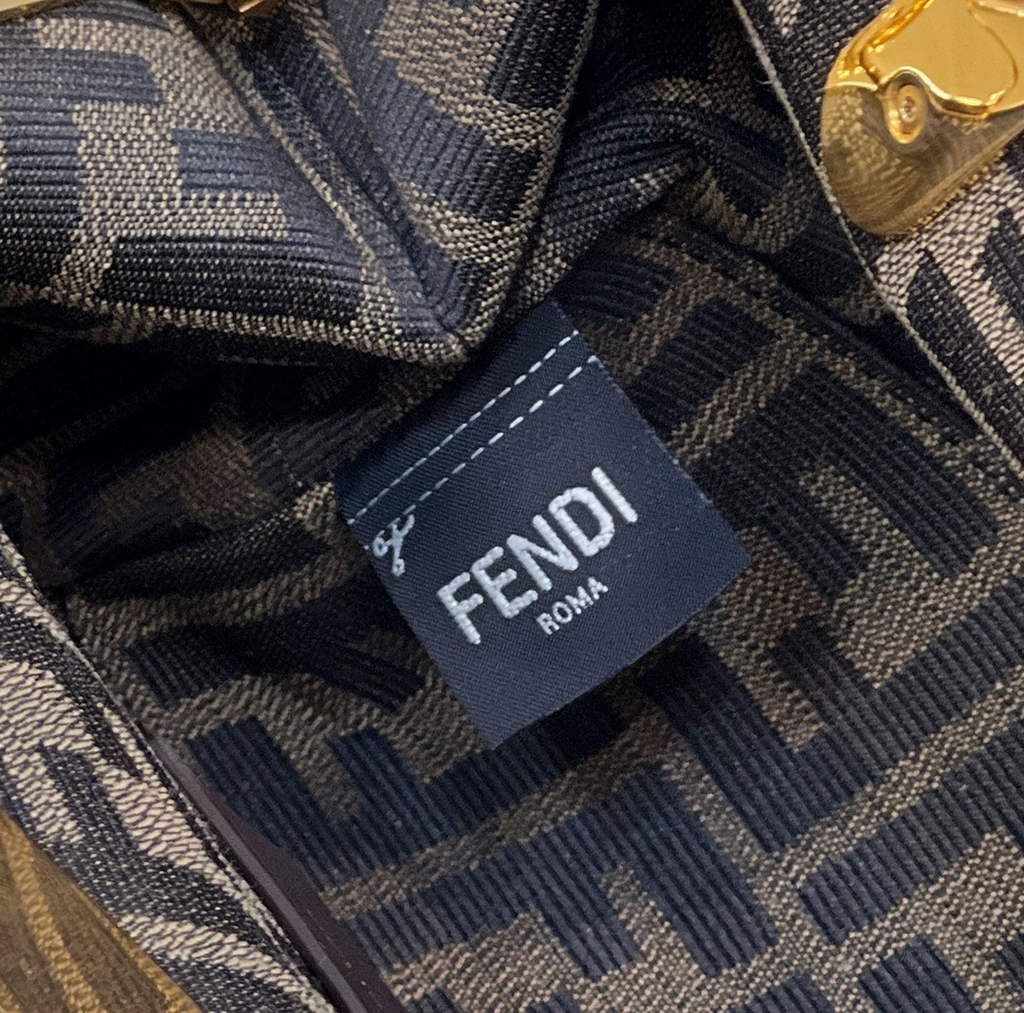 Fendi First Small 8BP129 Brown leather bag - Default Title - View 11