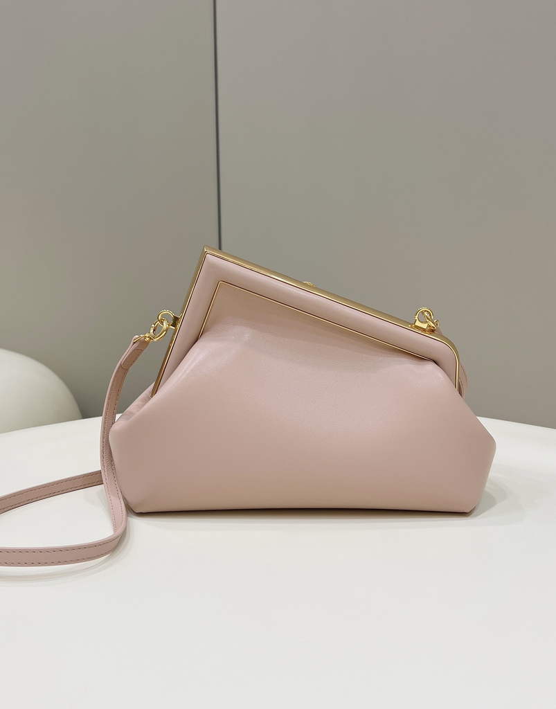 Fendi First Small 8BP129 Pink leather bag - Default Title - View 4