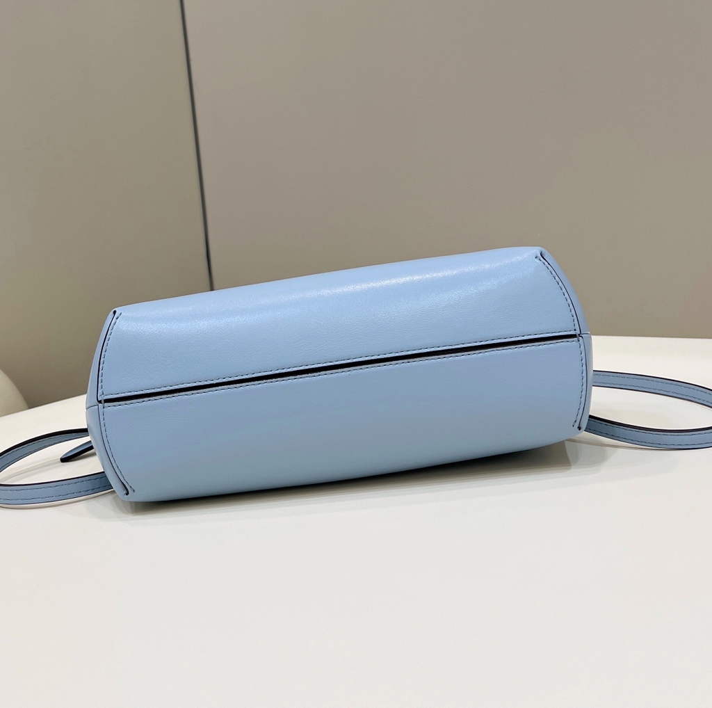 Fendi First Small 8BP129 Blue leather bag - Default Title - View 4