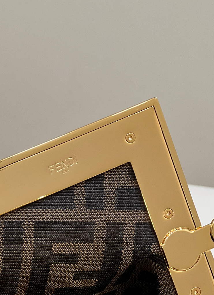 Fendi First Small 8BP129 Blue Green leather bag - Default Title - View 6