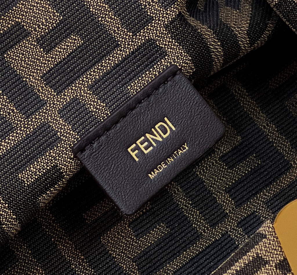 Fendi First Small 8BP129 Plum leather bag - Default Title - View 5