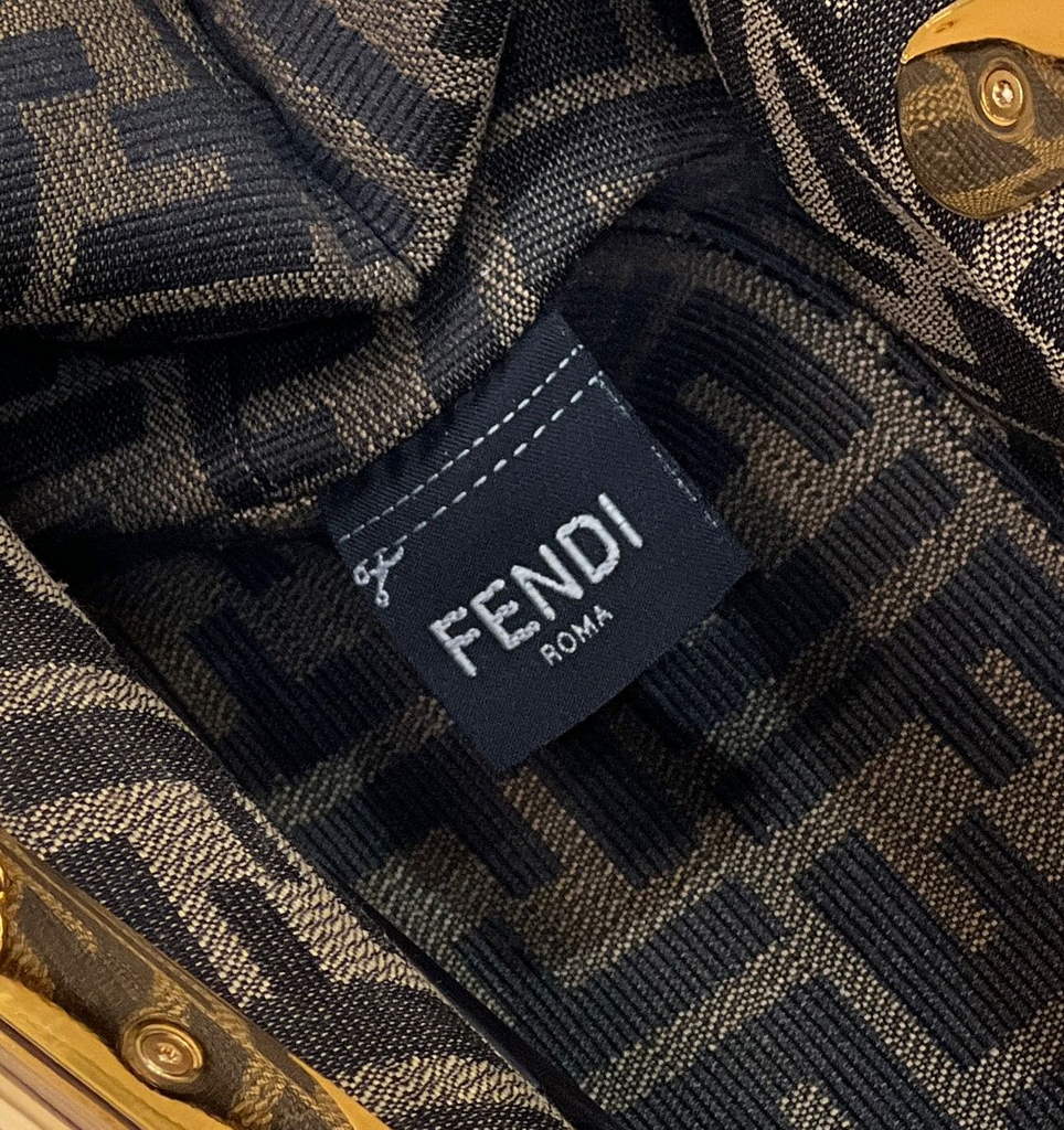Fendi First Small 8BP129 Apricot leather bag - Default Title - View 8