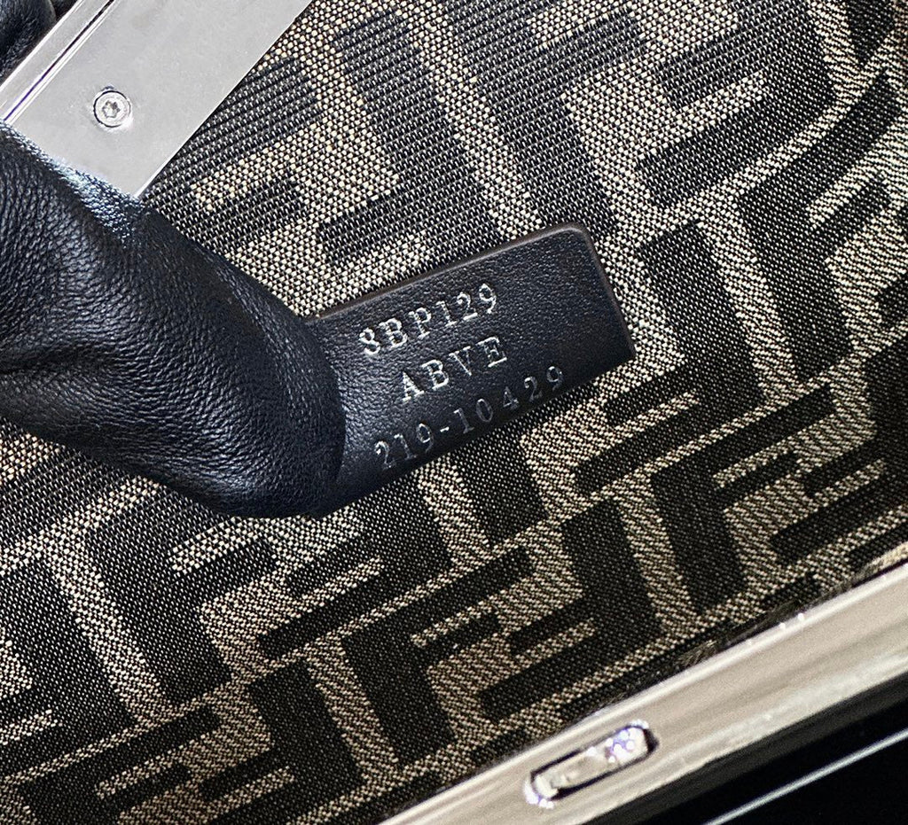 Fendi First Small 8BP129 Black Patent Leather Bag - Default Title - View 7