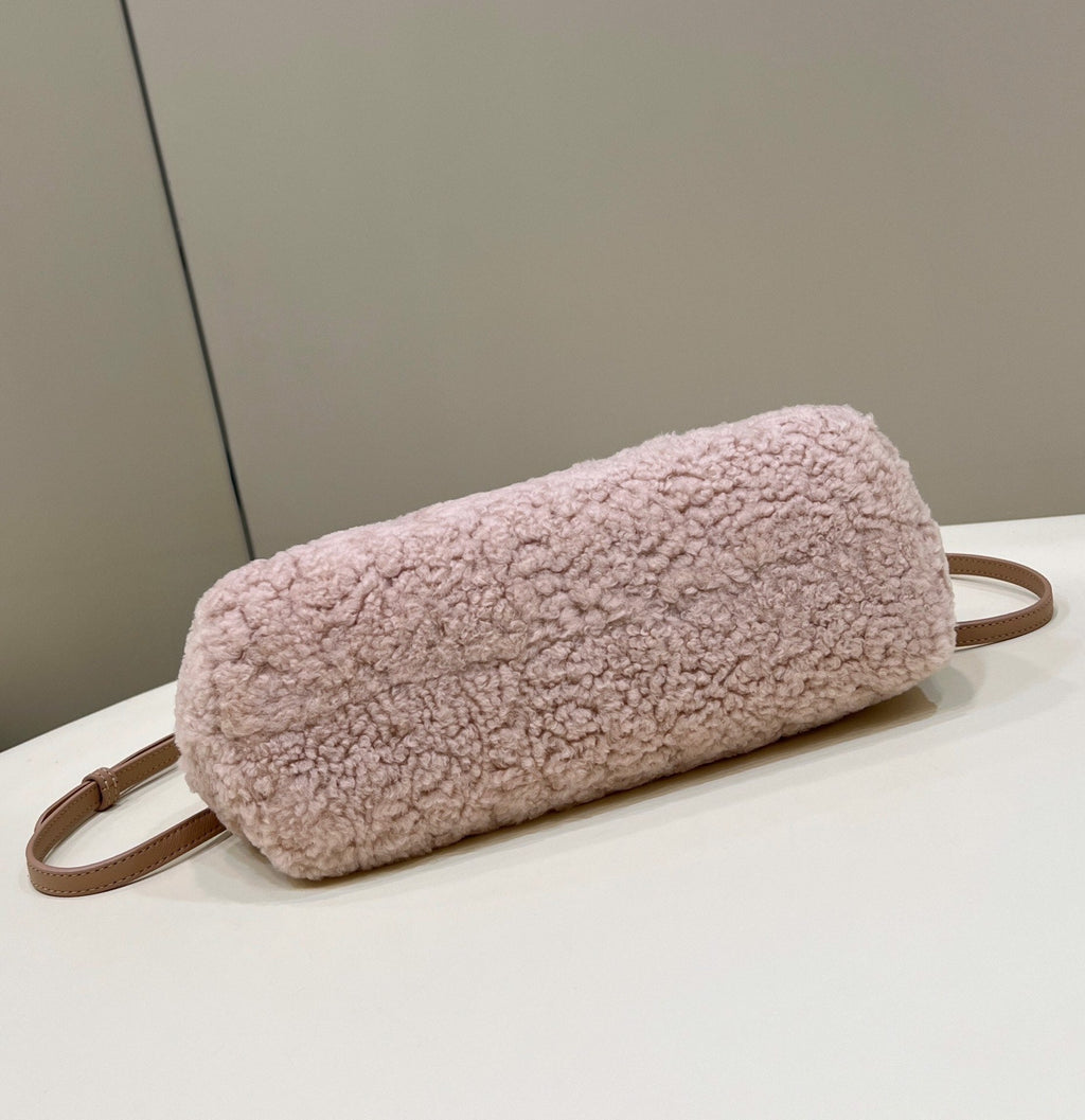Fendi First Small 8BP129 Pink sheepskin bag - Default Title - View 4