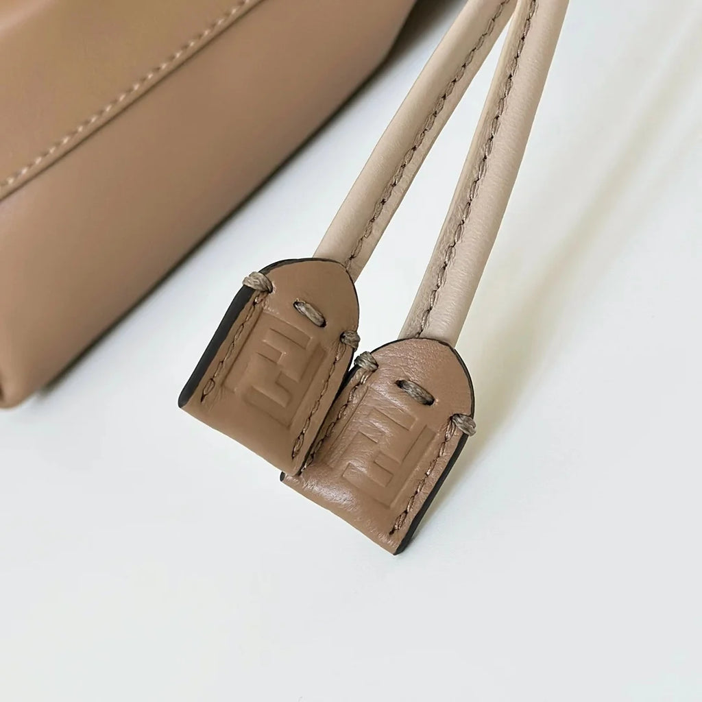 Fendi Mamma Baguette Medium Bag 8BR833 dark beige leather - Default Title - View 6