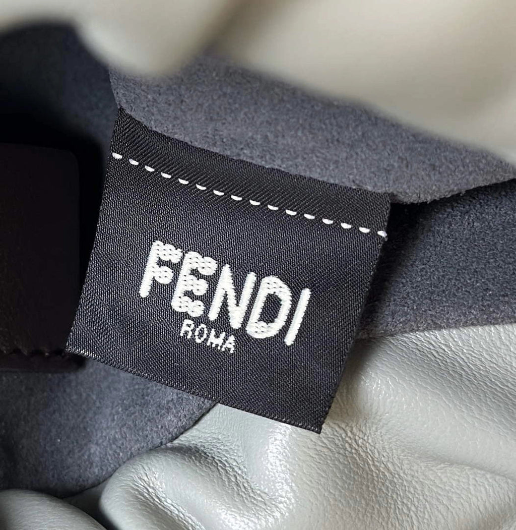 Fendi Mamma Baguette Medium Bag 8BR833 blue leather - Default Title - View 7