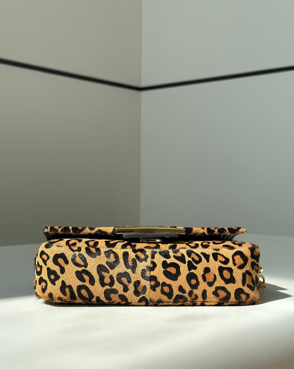 Fendi Mini Baguette Printed Calfskin Leather Bag 8BS017 - Default Title - View 4