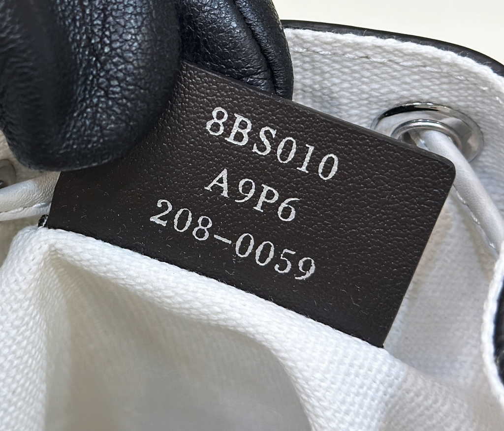 Fendi Bucket Bag Mon Tresor 8BS010 Black and white canvas mini-bag with FF embroidery - Default Title - View 8