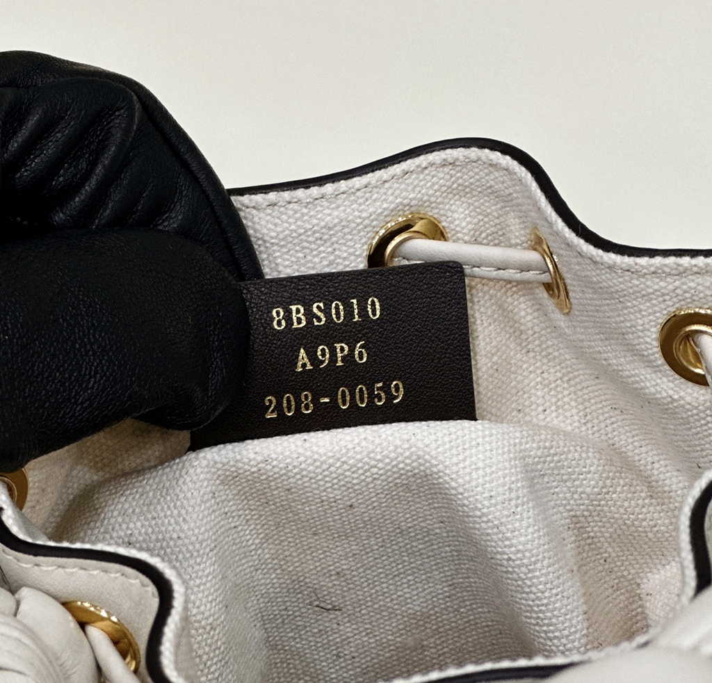 Fendi Bucket Bag Mon Tresor 8BS010 Multicolor canvas mini-bag with FF embroidery - Default Title - View 8
