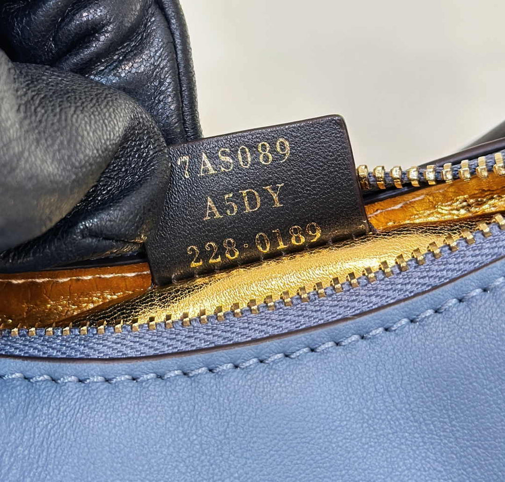 Fendi Nano Fendigraphy 7AS089 Dark Blue leather - Default Title - View 8