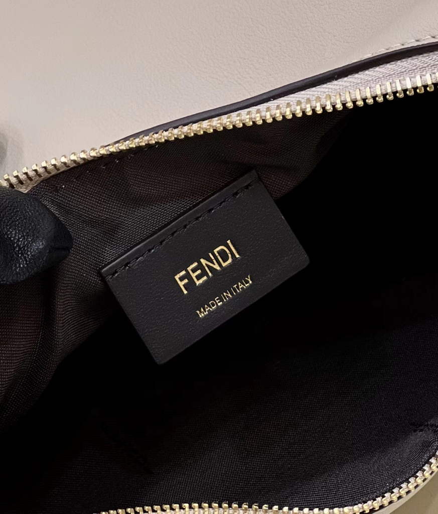 Fendi Fendigraphy Small Gray leather bag 8BR798 - Default Title - View 7