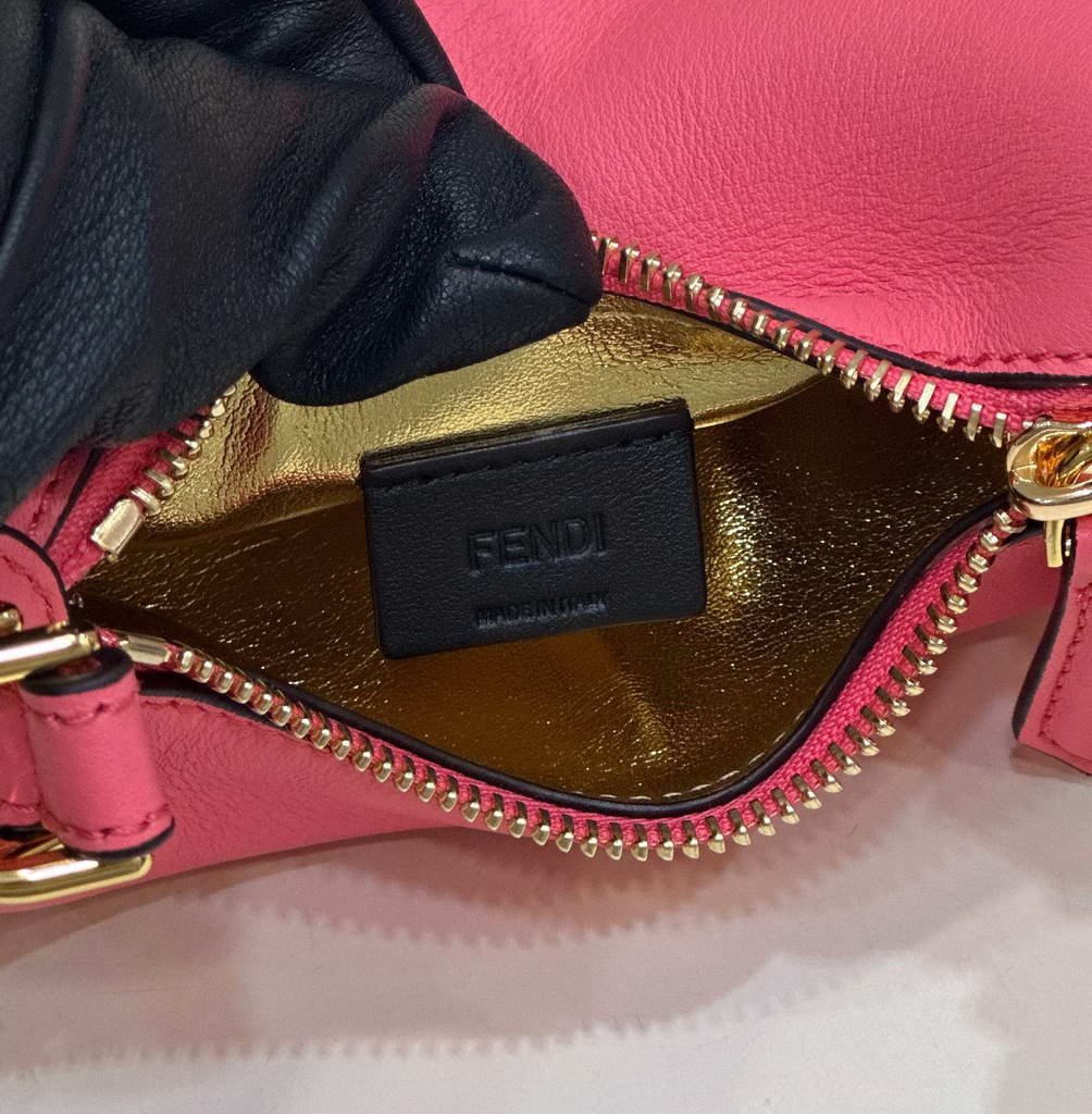 Fendi Nano Fendigraphy 7AS089 Pink leather charm 80059S - Default Title - View 4