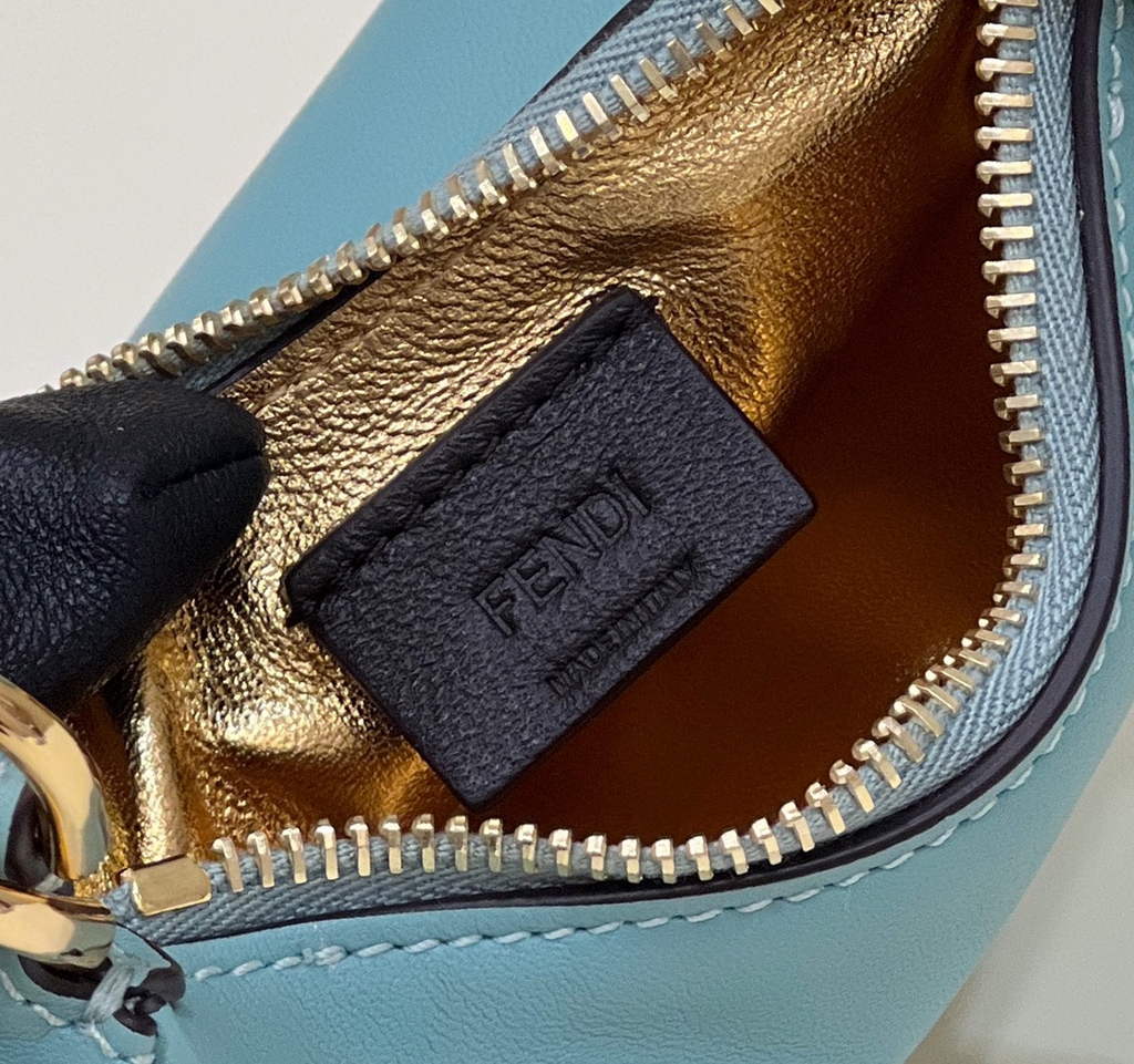 Fendi Nano Fendigraphy 7AS089 green leather charm - Default Title - View 4