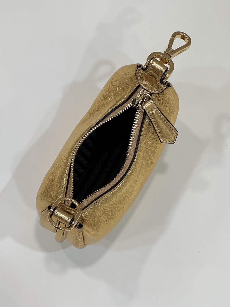 Fendi Nano Fendigraphy 7AS089 Gold leather charm - Default Title - View 6