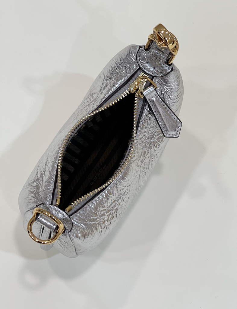 Fendi Nano Fendigraphy 7AS089 Silver leather charm - Default Title - View 6