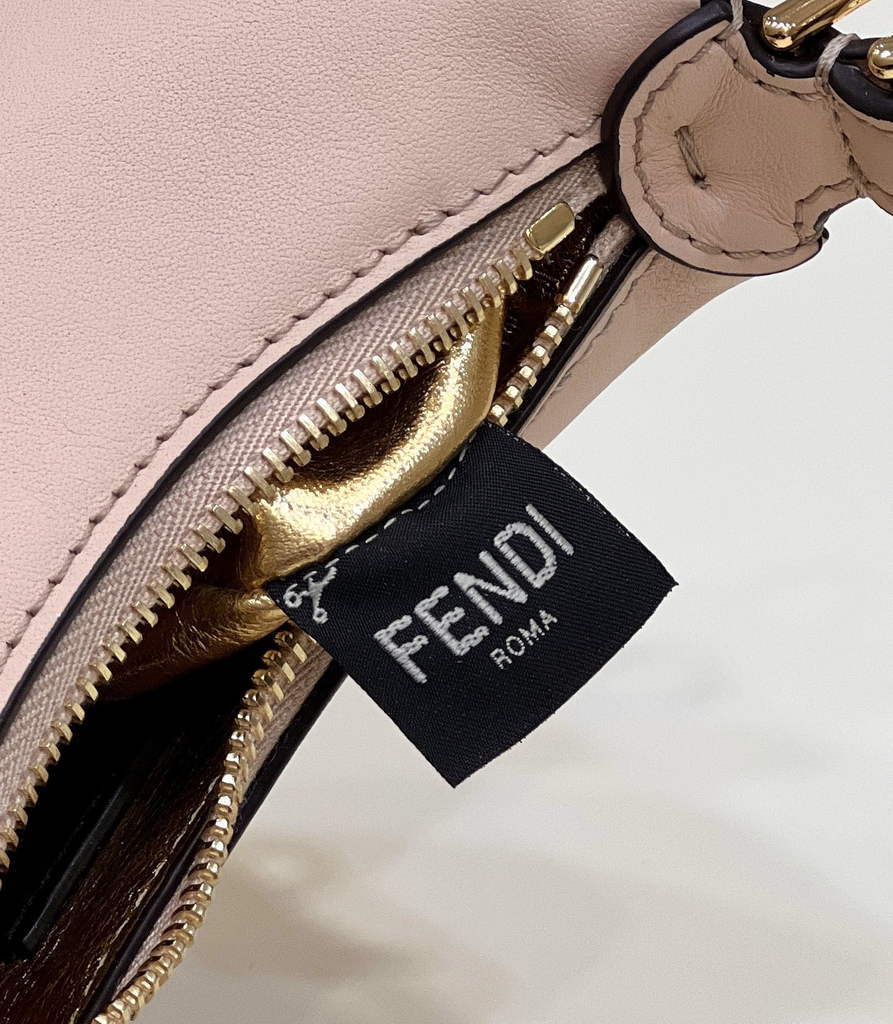 Fendi Nano Fendigraphy 7AS089 pink leather charm - Default Title - View 8