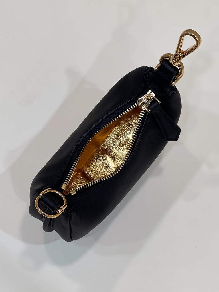 Fendi Nano Fendigraphy 7AS089 leather charm Black - Default Title - View 4