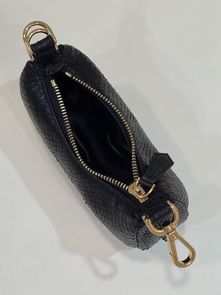 Fendi Nano Fendigraphy 7AS089 Black Snake leather - Default Title - View 10