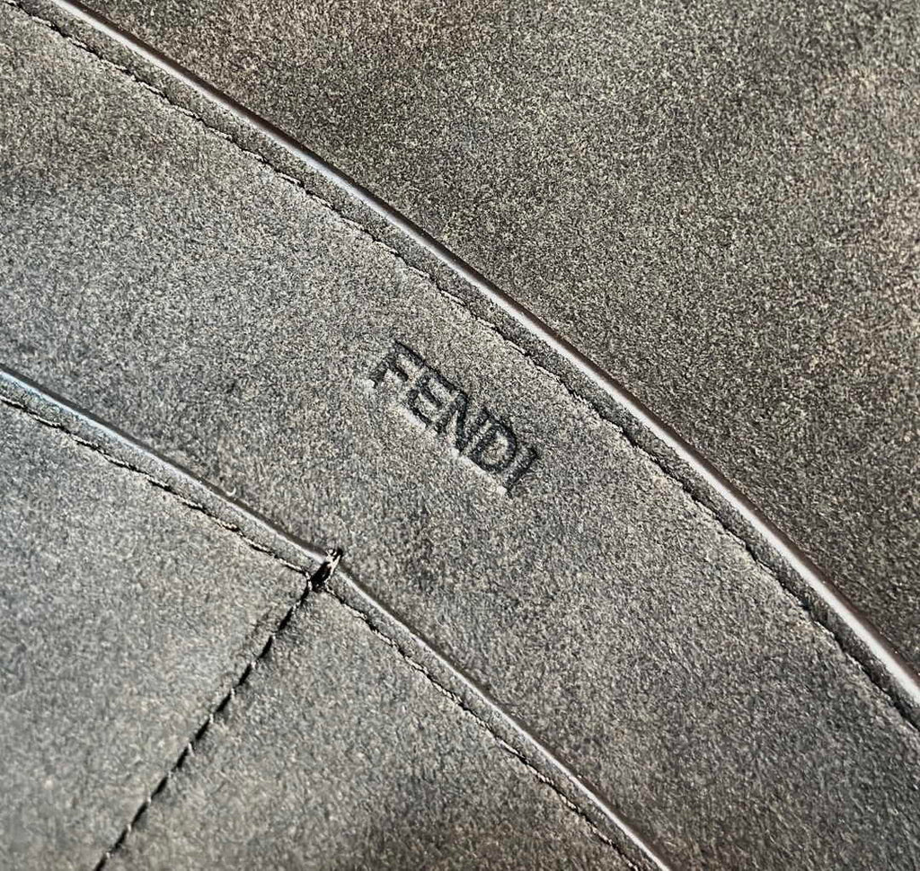 Fendi Origami Medium 8BH414 Brown FF jacquard fabric bag - Default Title - View 9