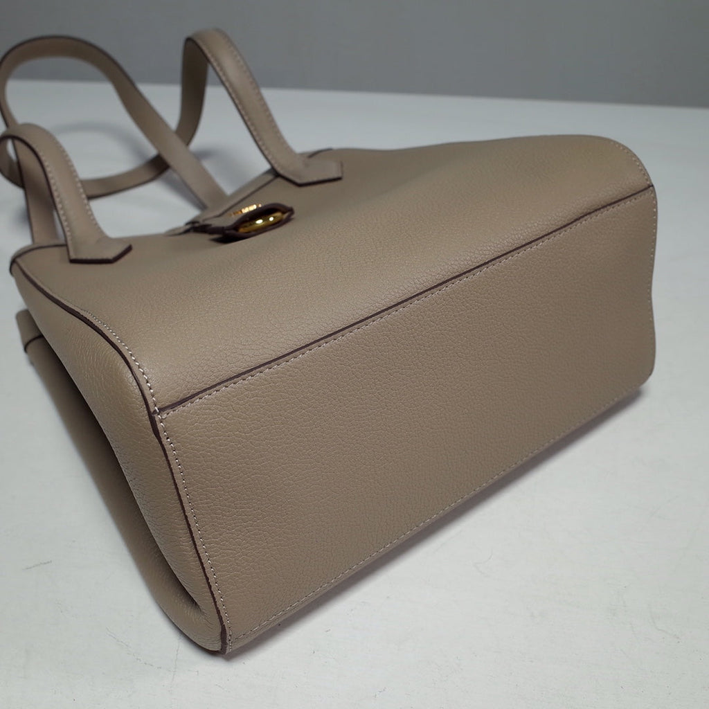 Fendi Origami Medium 8BH414 Dove gray leather bag - Default Title - View 6
