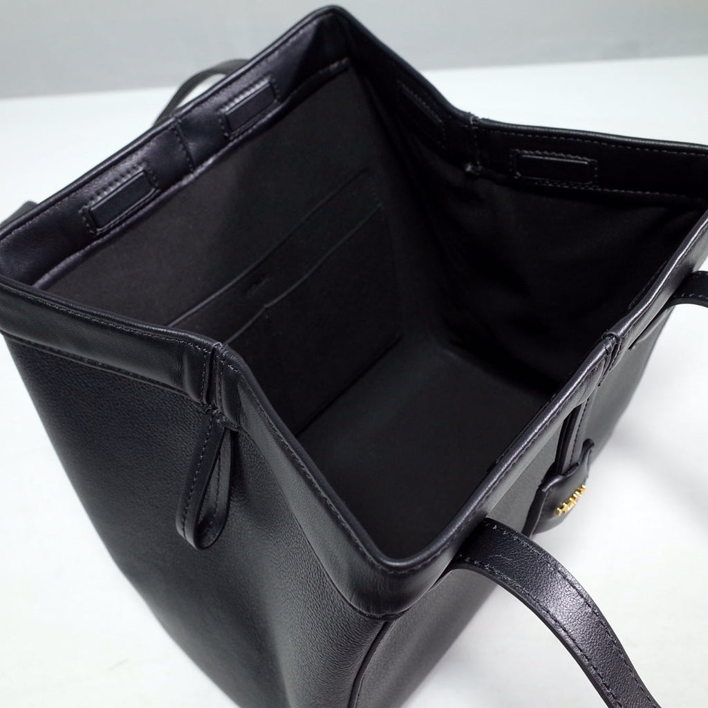 Fendi Origami Medium 8BH414 Black leather bag - Default Title - View 8