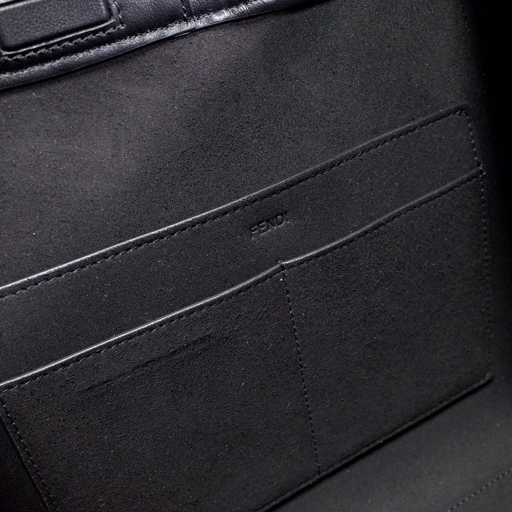 Fendi Origami Medium 8BH414 Black leather bag - Default Title - View 9