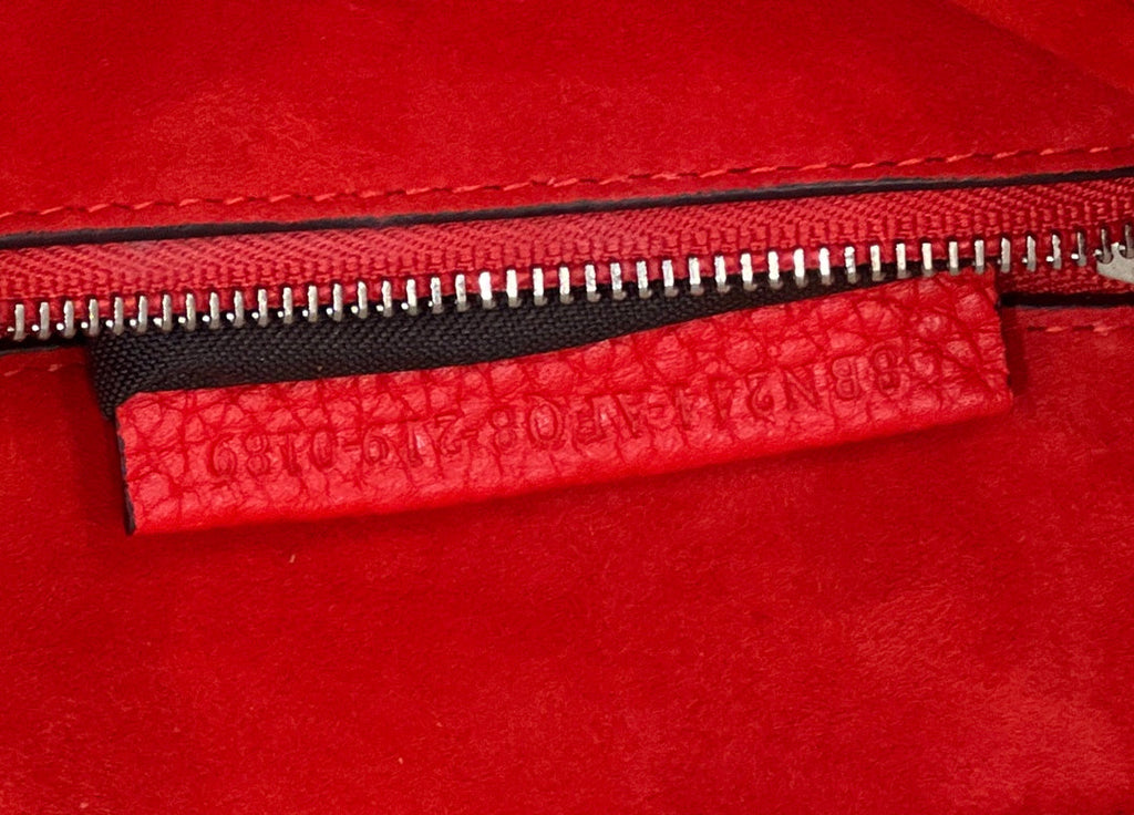 Fendi Peekaboo Mini Selleria Bag 8BN244 Red - 18 cm × 11 cm × 23 cm / Red - View 7