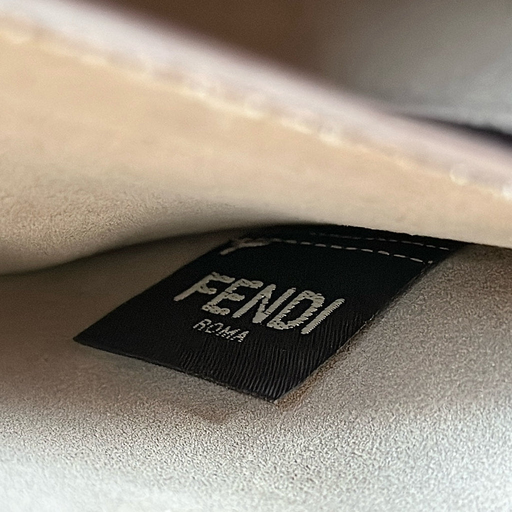Fendi Peekaboo Soft Large Gray Leather Bag 8BN358 - Default Title - View 8