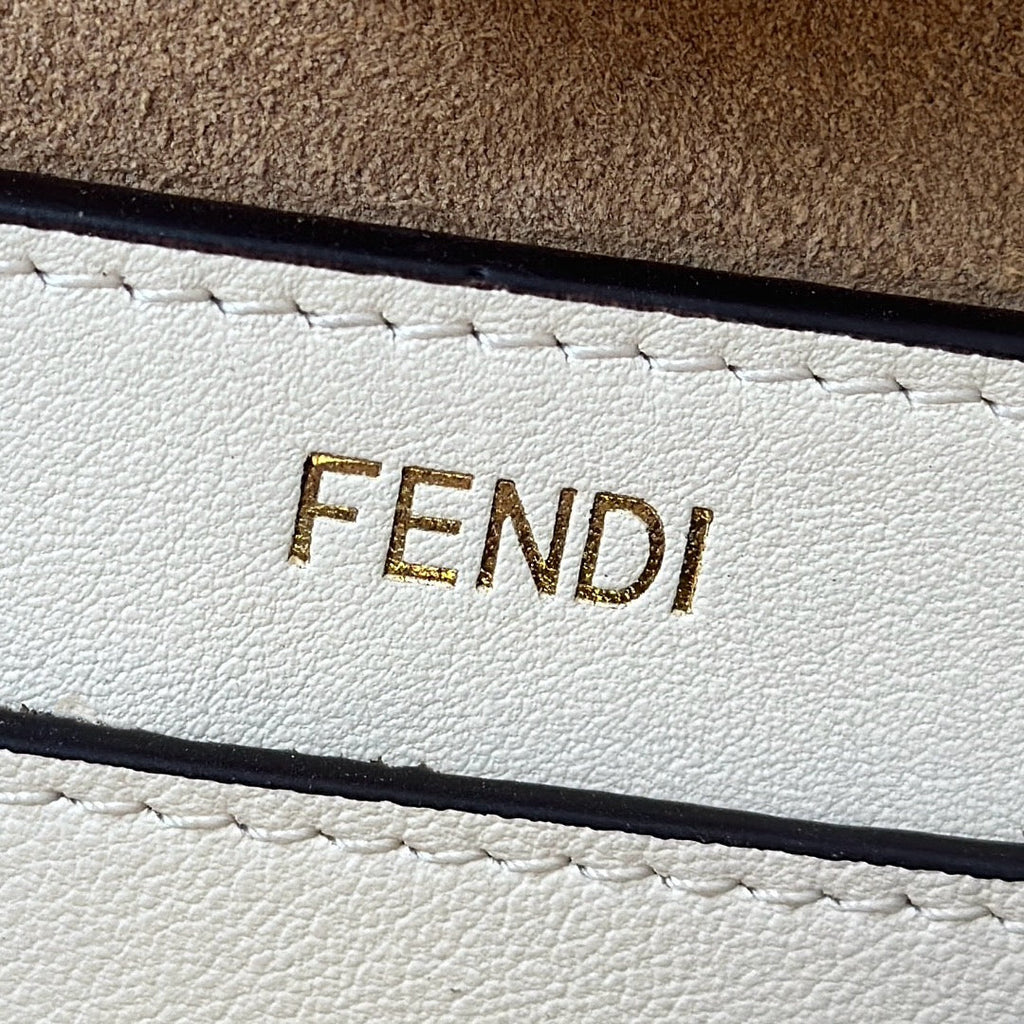 Fendi Peekaboo Soft Small Leather Beige 8BN365 - Default Title - View 7