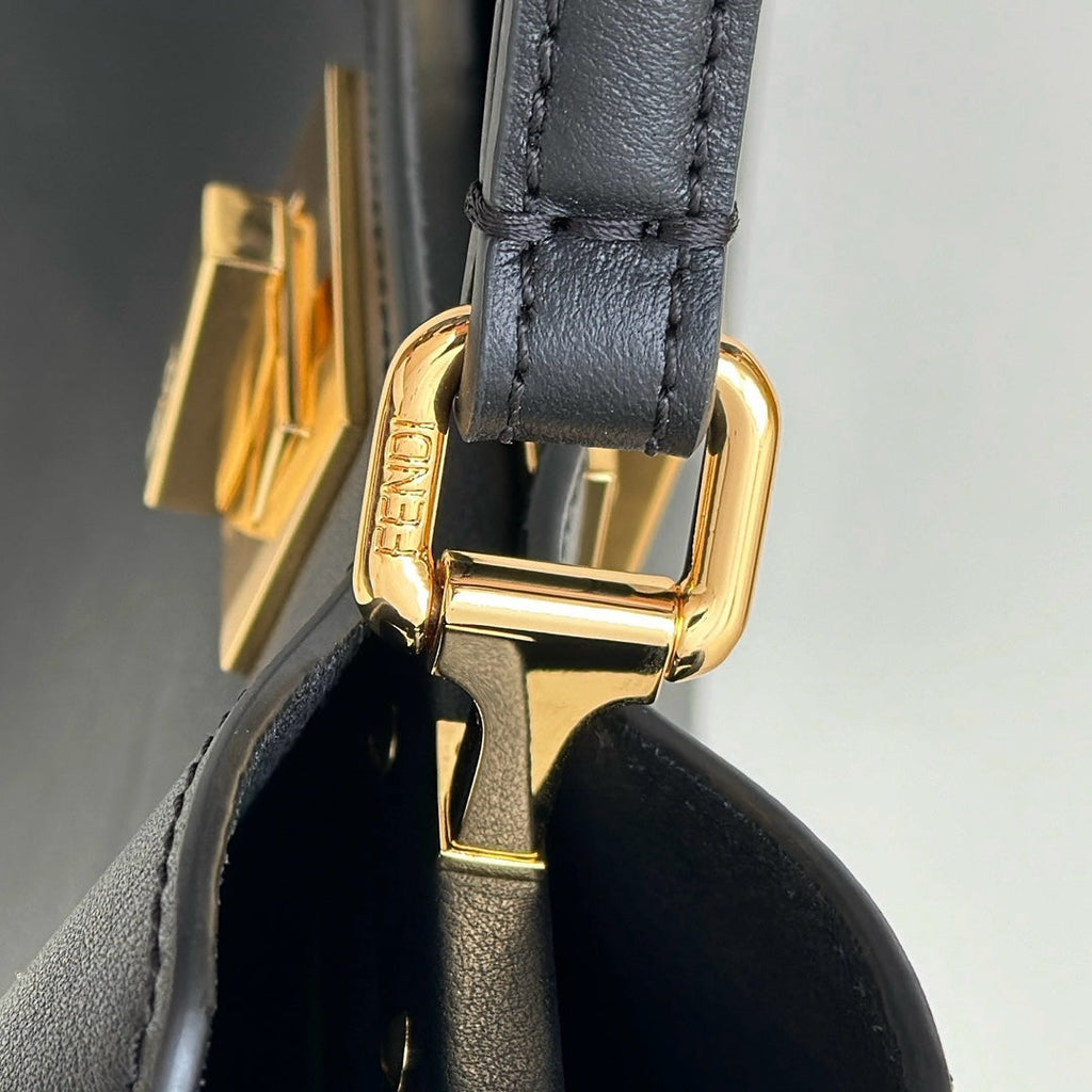 Fendi Peekaboo Soft Small Leather Black 8BN365 - Default Title - View 5