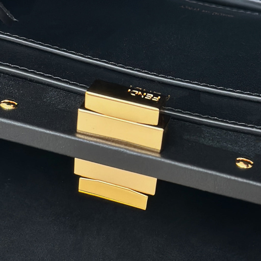 Fendi Peekaboo Soft Small Leather Black 8BN365 - Default Title - View 6