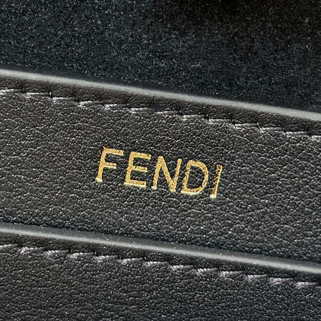 Fendi Peekaboo Soft Small Leather Black 8BN365 - Default Title - View 7