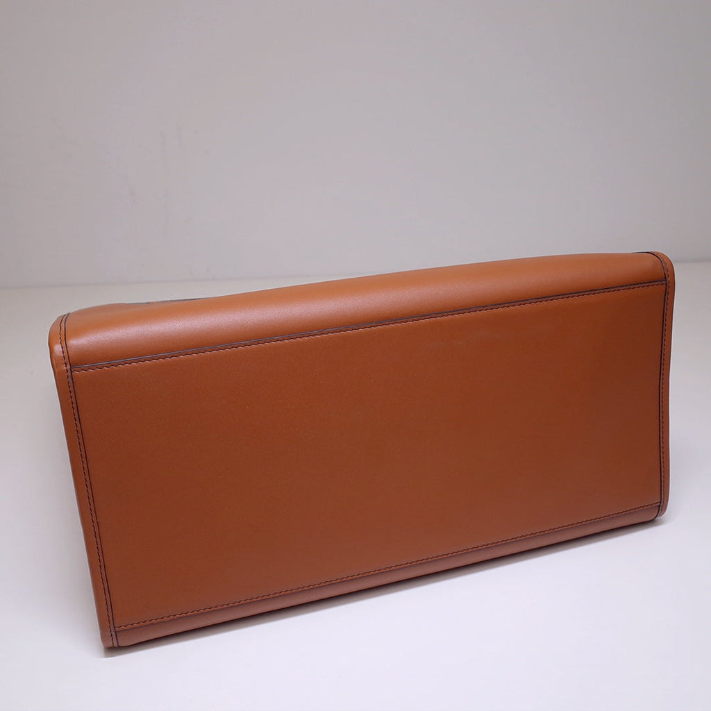 Fendi Sunshine Large Bag 8BH372 Brown Leather Shopper - Default Title - View 4