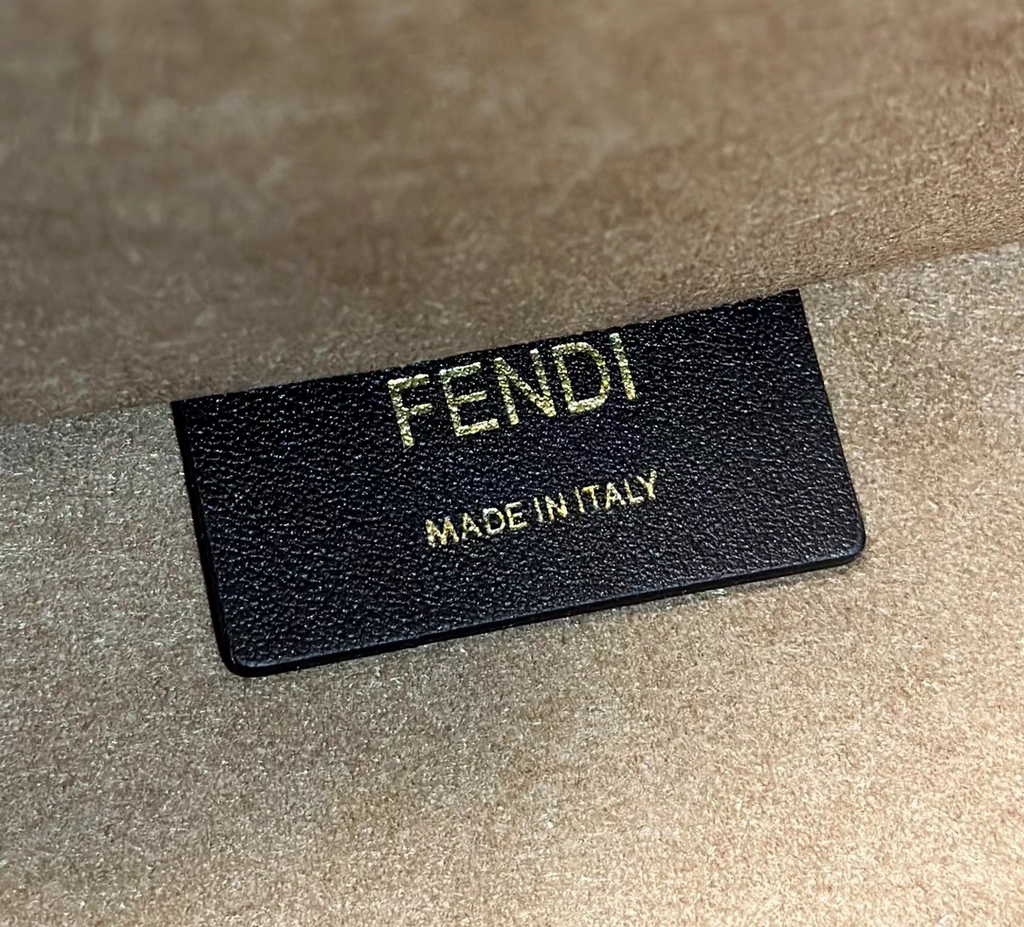 Fendi Sunshine Medium Bag 8BH386 Brown leather shopper - Default Title - View 6