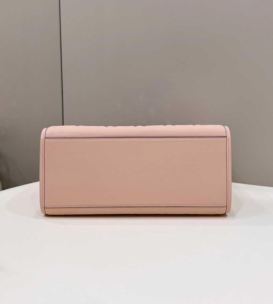 Fendi Sunshine Medium Bag 8BH386 Pink leather shopper - Default Title - View 5