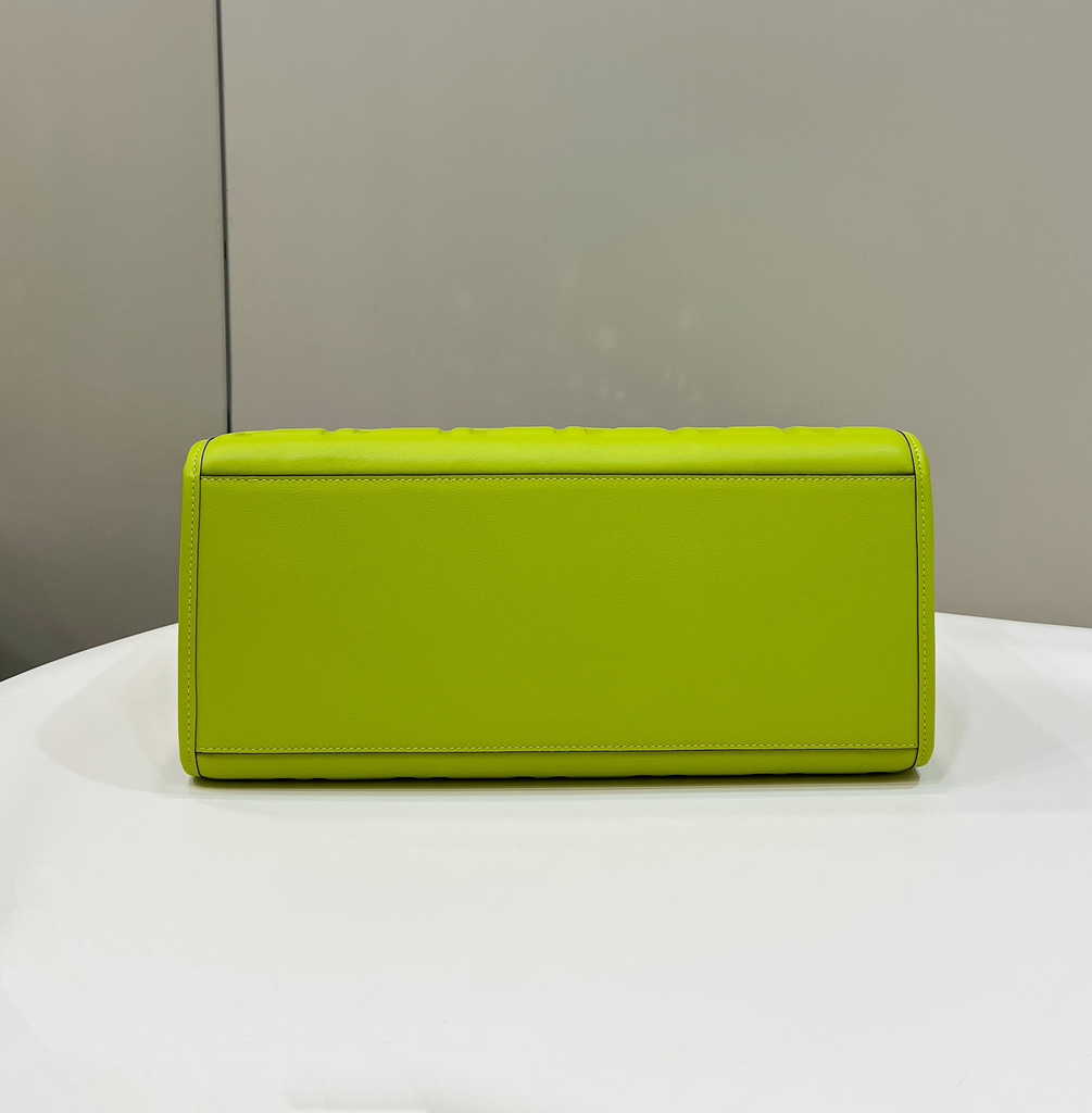 Fendi Sunshine Medium Bag 8BH386 Green leather shopper - Default Title - View 9