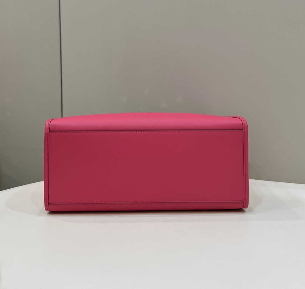 Fendi Sunshine Medium Bag Plum leather shopper 8BH386 - Default Title - View 5