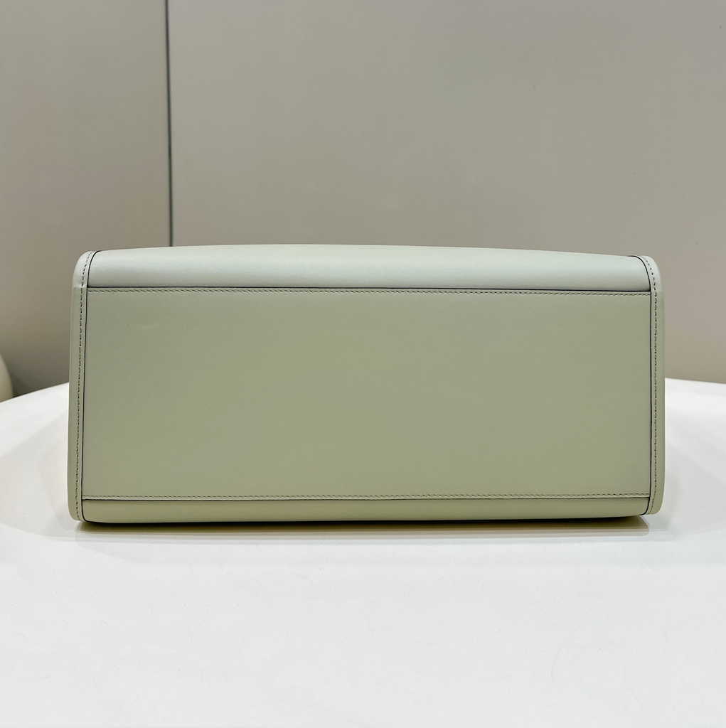 Fendi Sunshine Medium Bag Light green leather shopper 8BH386 - Default Title - View 5