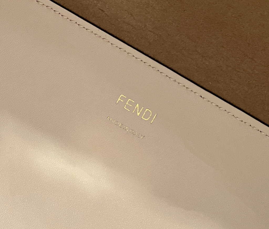 Fendi Sunshine Medium Bag Beige leather shopper 8BH386 - Default Title - View 8