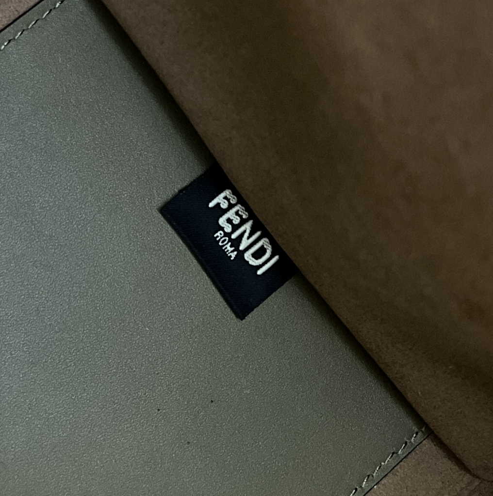 Fendi Sunshine Medium Bag Dark Green leather shopper 8BH386 - Default Title - View 8