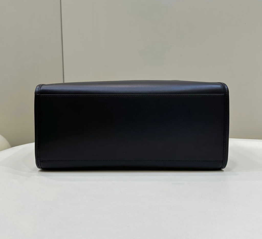 Fendi Sunshine Medium Bag 8BH386 Black leather shopper - Default Title - View 4
