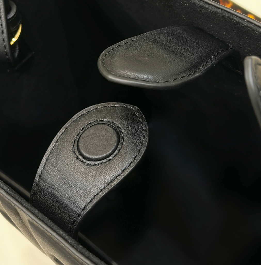 Fendi Sunshine Small Bag Black leather shopper 8BH394 - Default Title - View 10