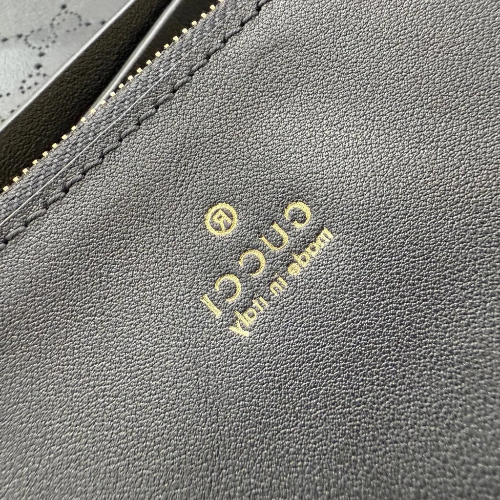 Gucci Giglio large tote bag 853971 Black soft GG leather
