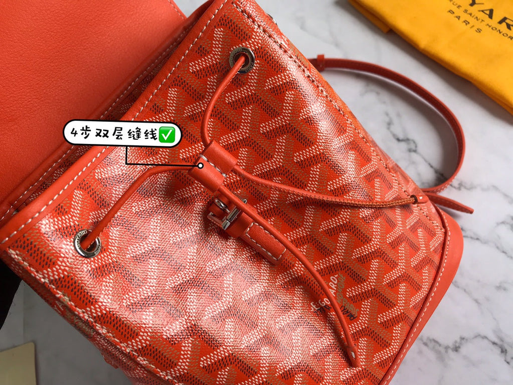 Goyard Alpin Mini Backpack GY020195 Orange