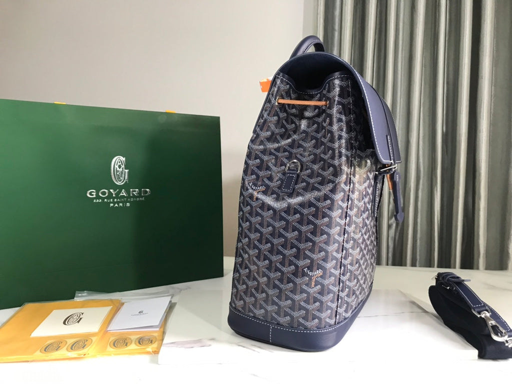 Goyard Alpin MM Backpack GY020308 Navy Blue