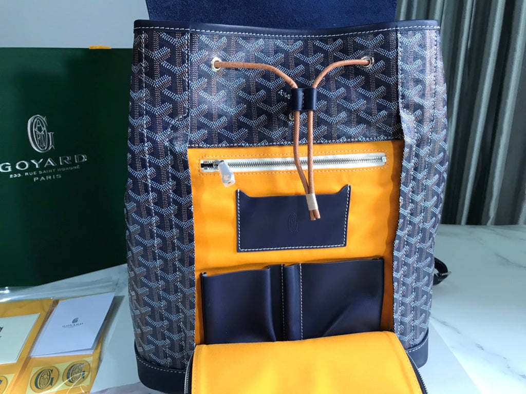 Goyard Alpin MM Backpack GY020308 Navy Blue