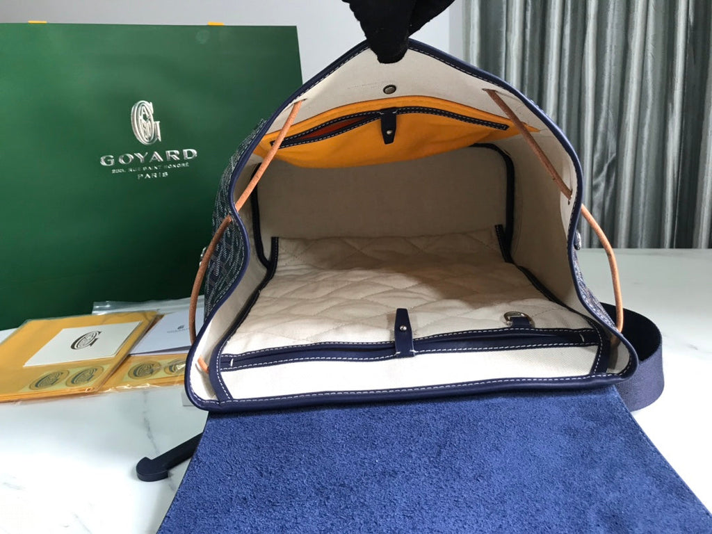 Goyard Alpin MM Backpack GY020308 Navy Blue