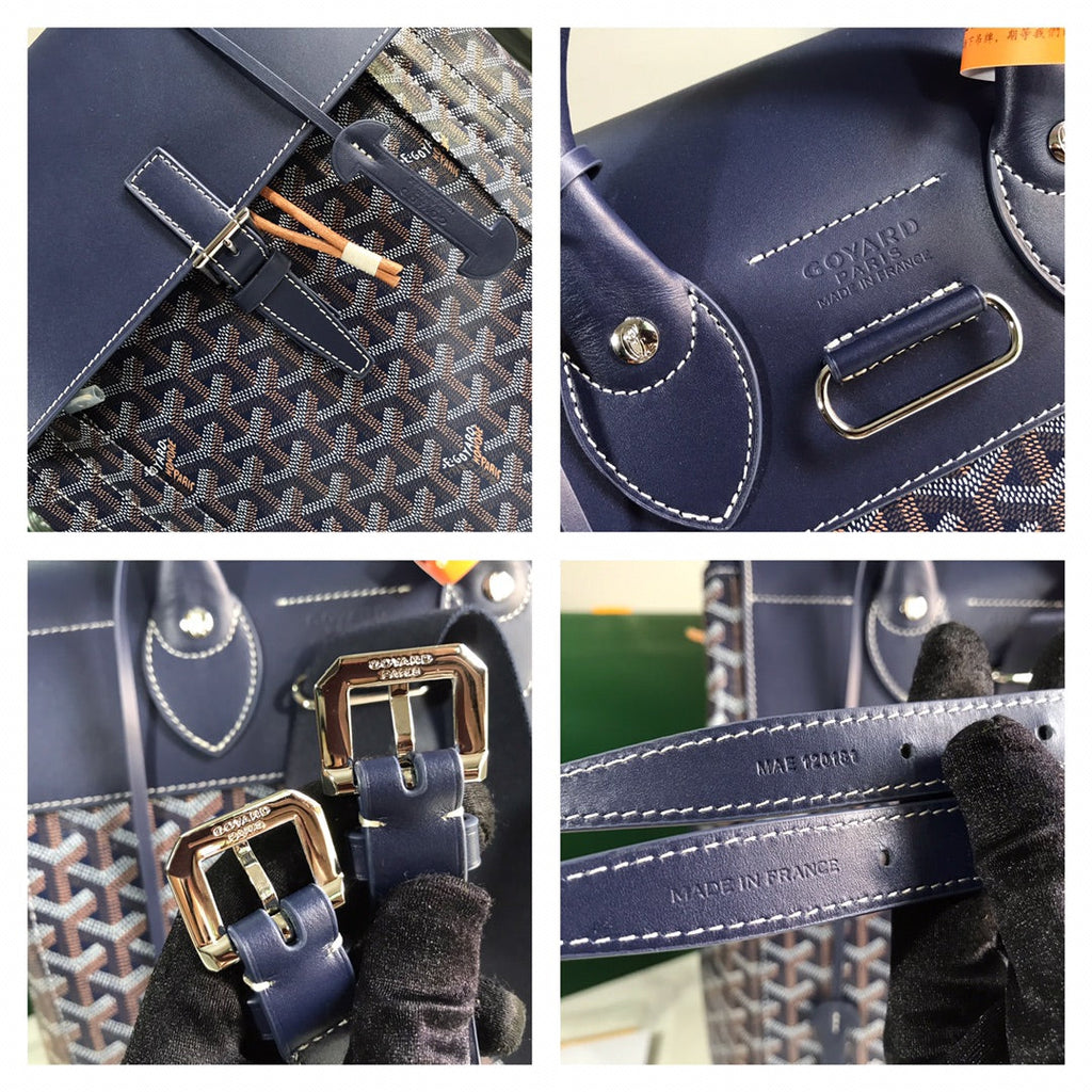Goyard Alpin MM Backpack GY020308 Navy Blue